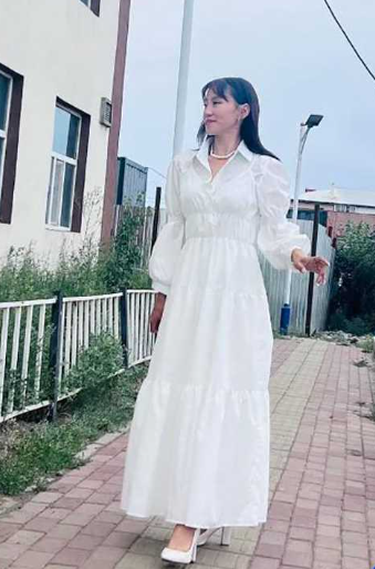 独家曝光！二连浩特市 国检c区 超市老板娘 阿慕吉雅 少数民族小少妇