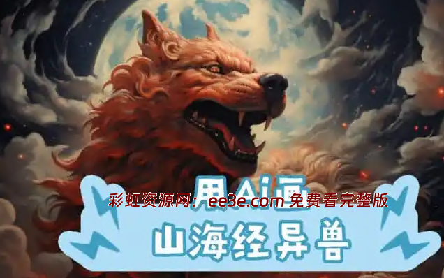 AI制作山海经异兽变身视频，涨粉超快，流量大，附全套教程