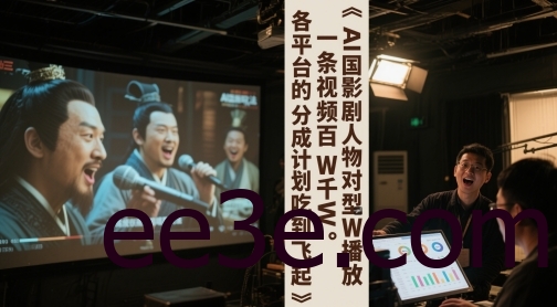 AI三国影视剧人物对口型唱歌玩法，一条视频百W千W播放，各平台的分成计划吃到飞起