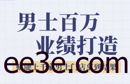 2025男士美业百万业绩打造，赋能上千家男士门店拿到结果