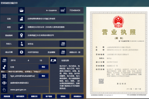营业执照生成