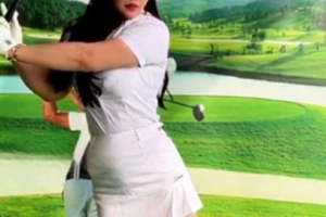 秀人网巨1嫩模 户外女神 王婉悠 高尔夫球场