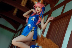 婴勺 玉藻前旗袍