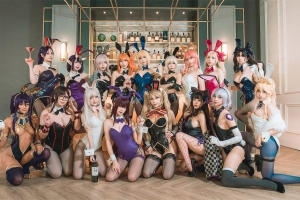 国外FGO兔女郎Cos大合照