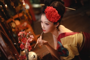 沧霁桔梗 琵琶女