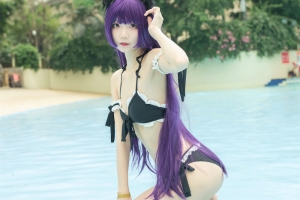 五更百鬼 黑猫泳装