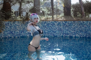 二佐Nisa 碧蓝航线天狼星泳装