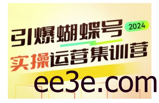 引爆蝴蝶号实操运营，助力你深度掌握蝴蝶号运营，实现高效实操，开启流量变现之路