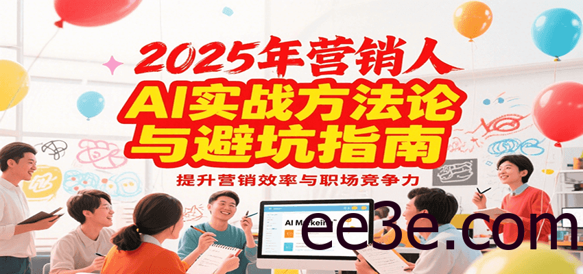 2025年营销实战方法论与避坑指南，利用AI提升营销效率与职场竞争力