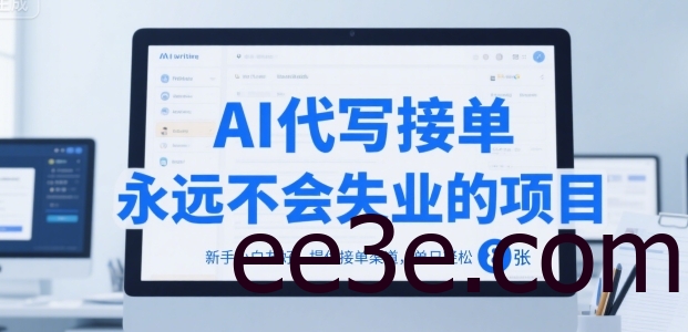 AI代写接单，永远不会失业的项目，新手小白友好，提供接单渠道，单日轻松 8张【揭秘】