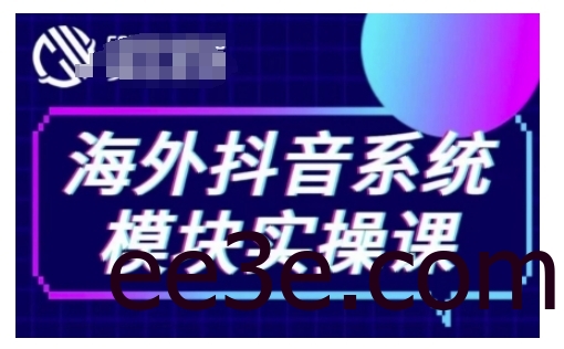 海外抖音Tiktok系统模块实操课，TK短视频带货，TK直播带货，TK小店端实操等