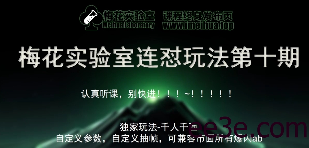梅花实验室社群专享课视频号连怼玩法第十期课程+第二部分-FF助手全新高自由万能爆闪AB处理