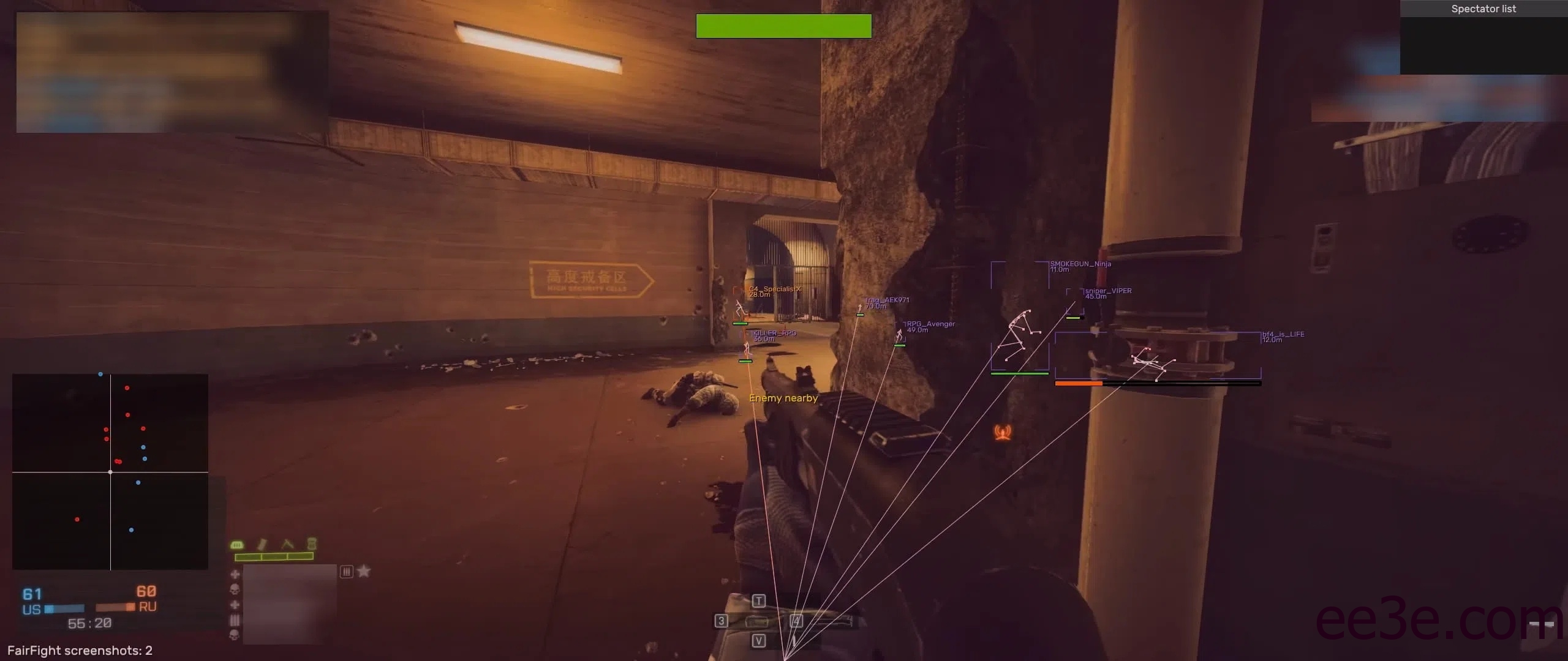 Battlefield 4 战地4·绘制自瞄多功能免费辅助