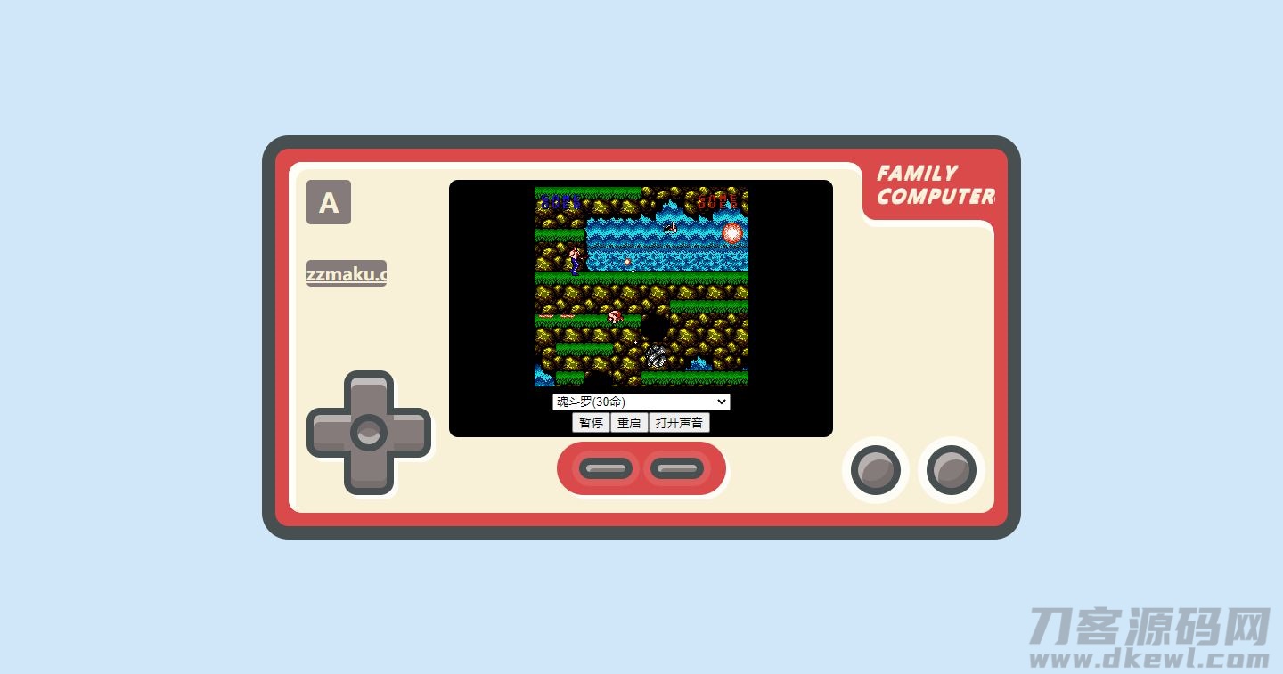 本文由 发布，转载请注明出处，如有问题请联系我们！ 更新时间: 2021-05-24在线FC模拟器/Nes在线模拟器/小霸王在线游戏机源码